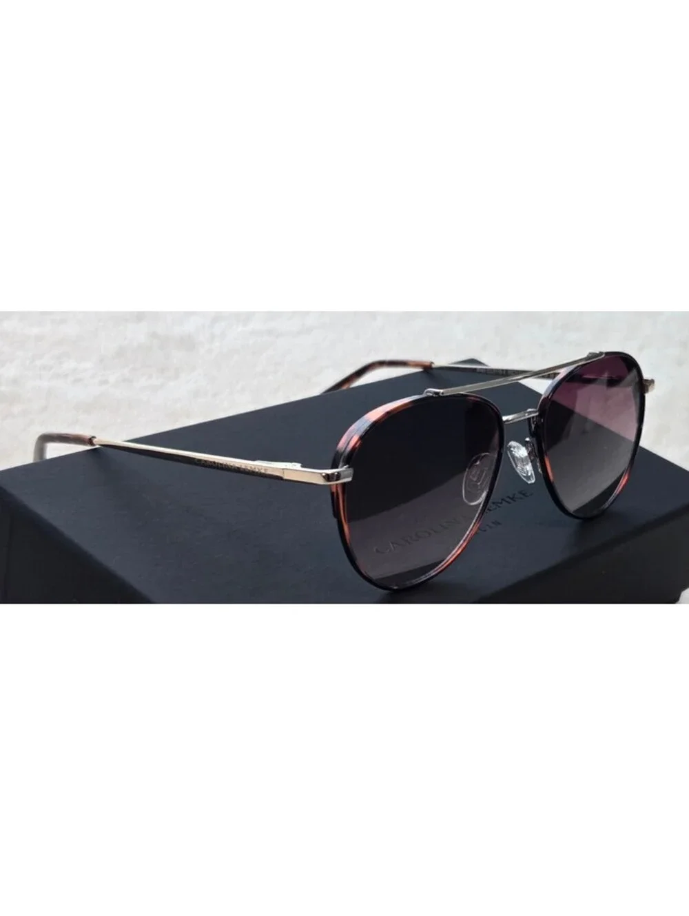NEW Carolina Lemke CL3115-4 Sunglasses – Demi/Gold – Size 56-17-145